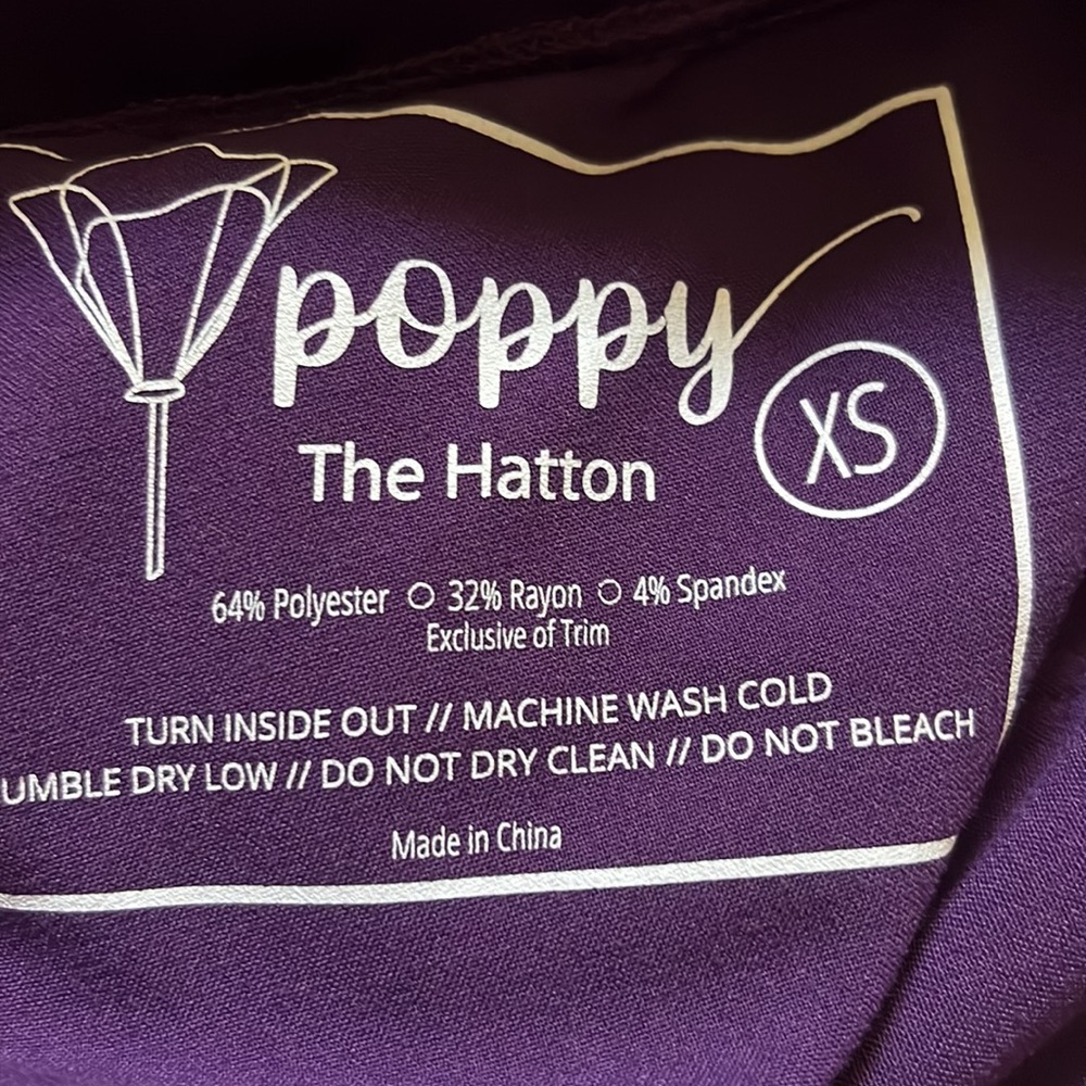 Poppy scrub set - Picture 3 of 3